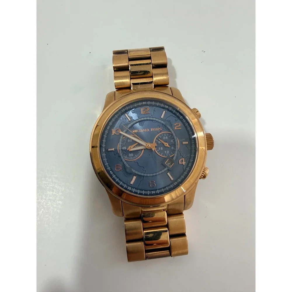Michael Kors Watch Men OS Rose Gold MK-8358 Hunger Stop Limited Edition